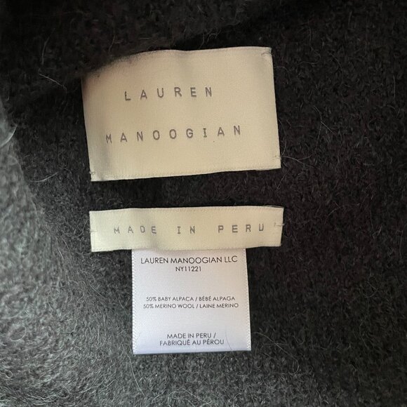 Lauren Manoogian Double Beanie - Ink - Picture 3 of 4